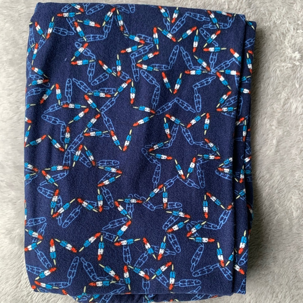 Lularoe 4th of July Leggings - Kids L/XL
